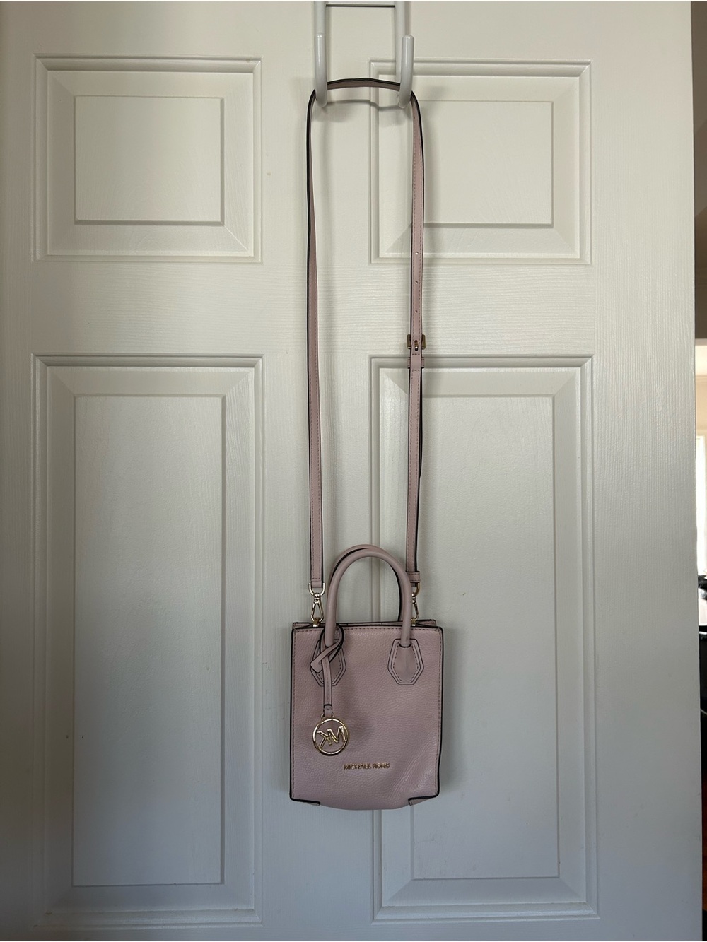 MICHAEL Michael Kors Blush Pink Leather Crossbody Tote